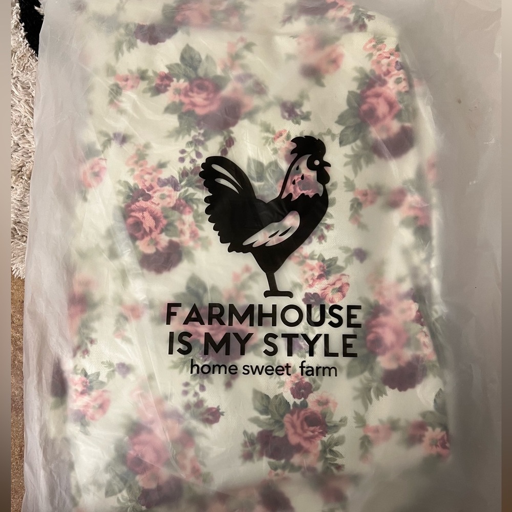New floral print bag
